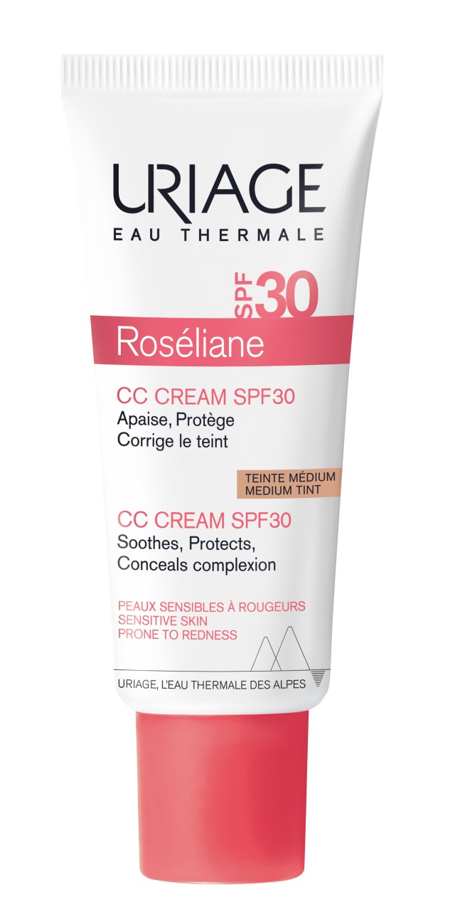 Uriage Roseliane CC Cream SPF30 Κρέμα Κατά Της Ερυθρότητας Με Χρώμα & 40ml