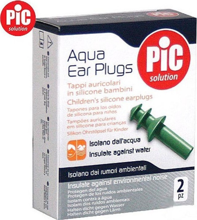 Pic Solution Aqua Ear Plugs Kids Παιδικές Ωτοασπίδες Σιλικόνης 2τμχ