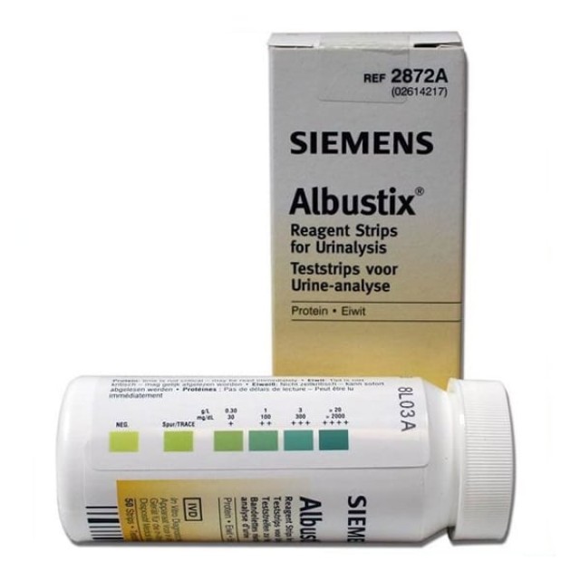 Siemens Albustix Ταινίες Ούρων, 50τμχ
