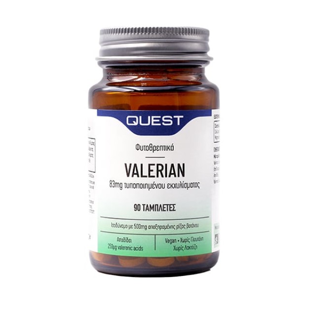 Quest Phyto-Nutrients Valerian 83mg Extract, 90tabs