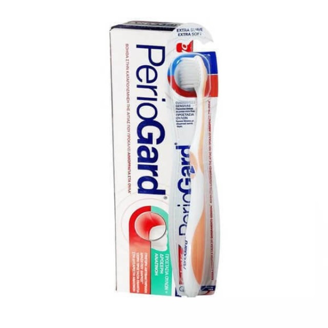 Colgate Promo Periogard Οδοντόκρεμα Κατά Της Ουλίτιδας 75ml & Δώρο Οδοντόβουρτσα Extra Soft Σωμόν-Λευκό Χρώμα 1τμχ