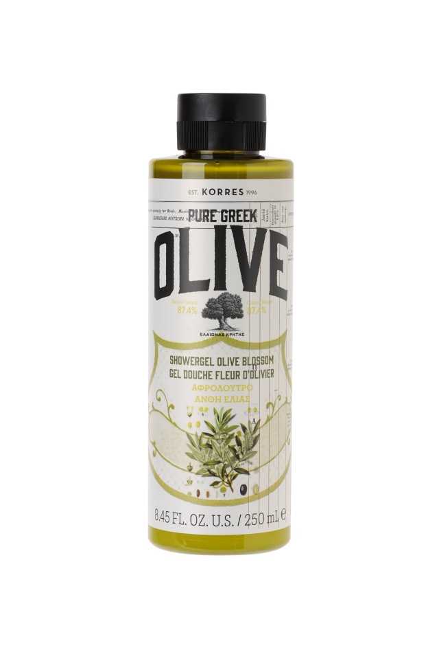 Korres Pure Greek Olive Shower Gel Olive Blossom Αφρόλουτρο Ανθή Ελιάς 250ml