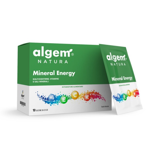 Algem Natura Mineral Energy Συμπλήρωμα Διατροφής Για Τόνωση Και Ενέργεια 10φακελίσκοιx20gr