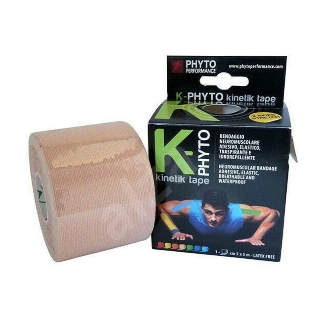 Phyto Performance K-Phyto Kinetik Tape 2 Sides Stretch Ταινία Κινησιοθεραπείας Latex Free (5cmx5m), 1τεμ