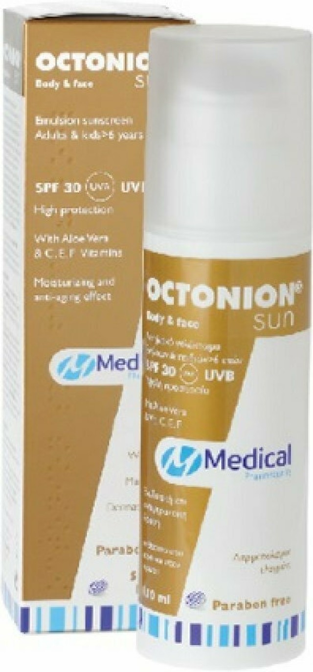 Medical PQ Octonion Sun Αντηλιακή Κρέμα Προσώπου και Σώματος SPF30 150ml