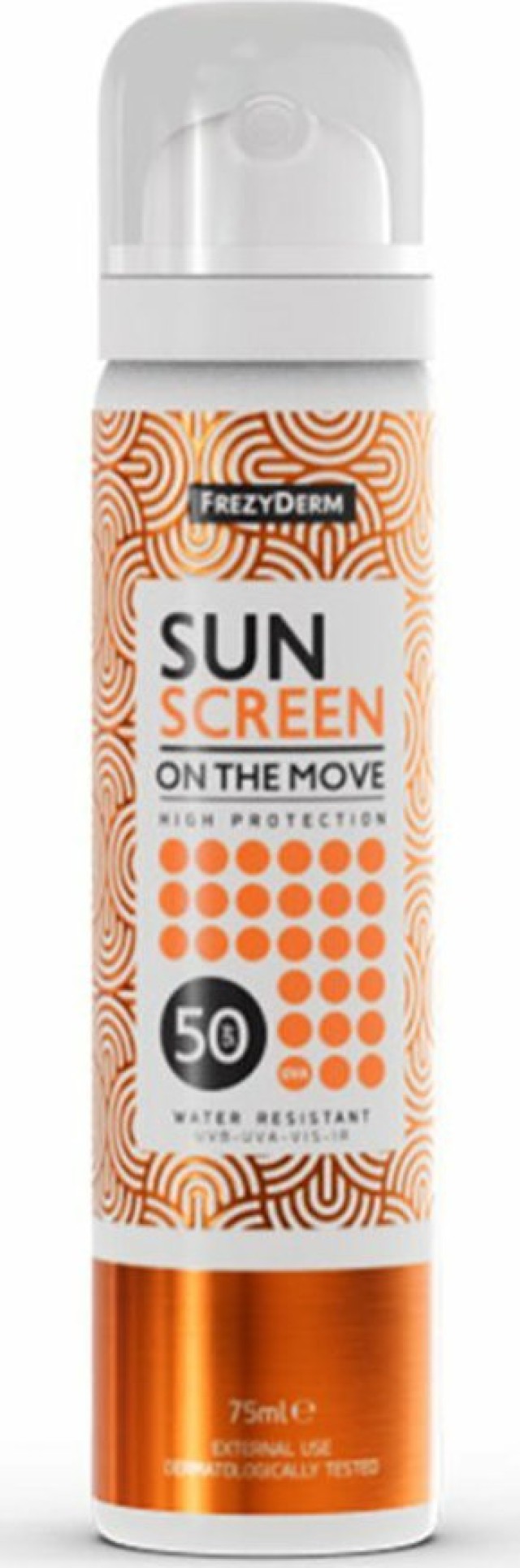 Frezyderm Sun Screen On The Move Αντηλιακό Mist Προσώπου SPF50 75ml