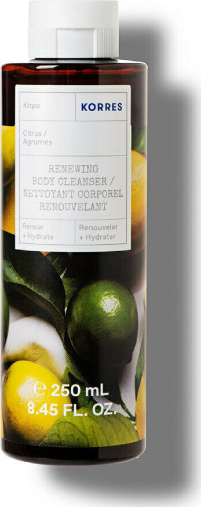Korres Renewing Body Cleanser Citrus Αφρόλουτρο Κίτρο 250ml