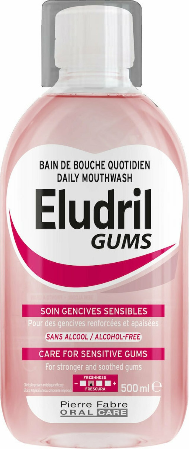 Elgydium Eludril Gums Στοματικό Διάλυμα για την Ουλίτιδα 500ml