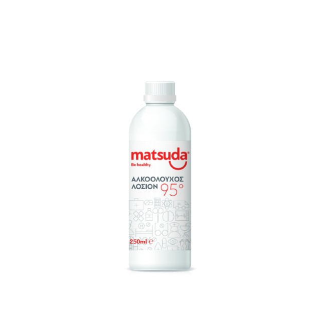 Matsuda Οινόπνευμα - Αλκοολούχος Λοσιόν 95 Βαθμών 250ml