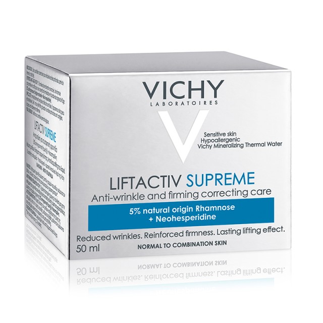 Vichy Liftactiv Supreme Αντιρυτιδική & Συσφικτική Κρέμα Ημέρας Για Κανονικές - Μικτές Επιδερμίδες 50ml