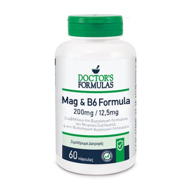Doctors Formulas Mag & B6 Formula, 60Caps