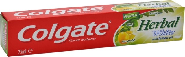 Colgate Herbal White With Lemon Oil Οδοντόκρεμα 75ml