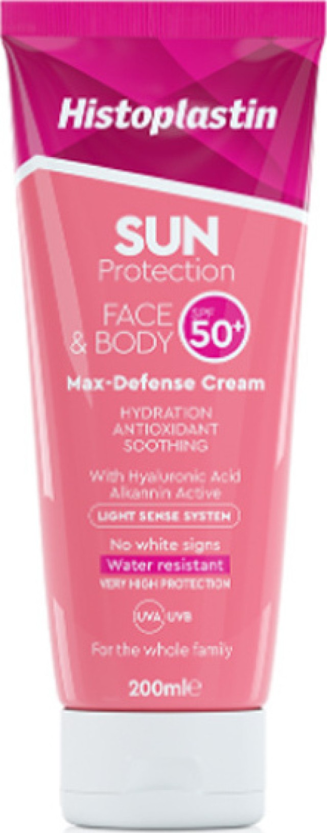 Heremco Histoplastin Sun Protection Face & Body Max Defense Cream SPF50 200ml