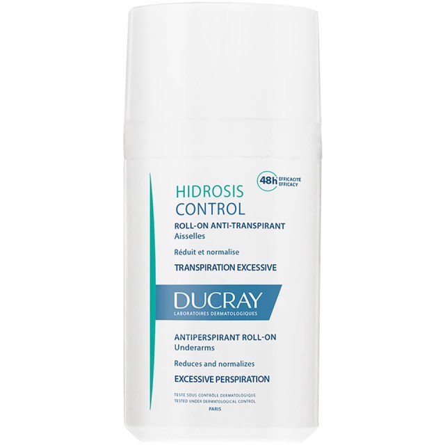 Ducray Hidrosis Control Antiperspirant Roll-On Αποσμητικό Κατά Της Εφίδρωσης 40ml