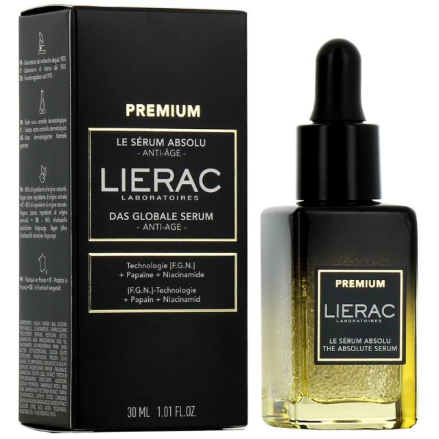 Lierac Premium Le Serum Absolu Αντιγηραντικό Booster Προσώπου για Λάμψη 30ml