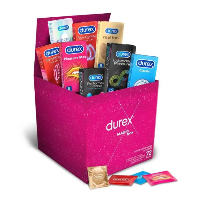 Durex Magic Box Προφυλακτικά 72τμχ