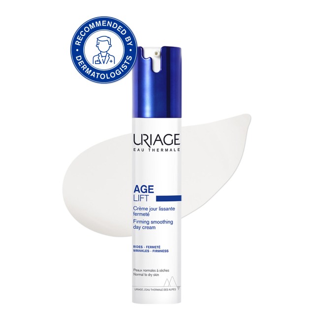 Uriage Age Lift Firming Smoothing Day Cream Αντιγηραντική & Συσφικτική Κρέμα Προσώπου Ημέρας Με Ρετινόλη Για Κανονικές/Ξηρές Επιδερμίδες 40ml