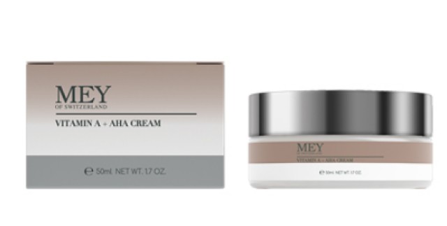 Mey Vitamin A + AHA Cream Κρέμα Αντιγήρανσης Για Ξηρές Επιδερμίδες 50ml