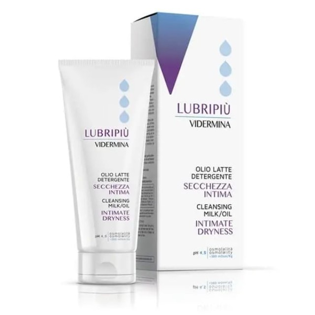 Epsilon Health Lubripiu Vidermina Cleansing Milk/Oil Καθαριστικό Γαλάκτωμα Για Ευαίσθητη Περιοχή, 200ml