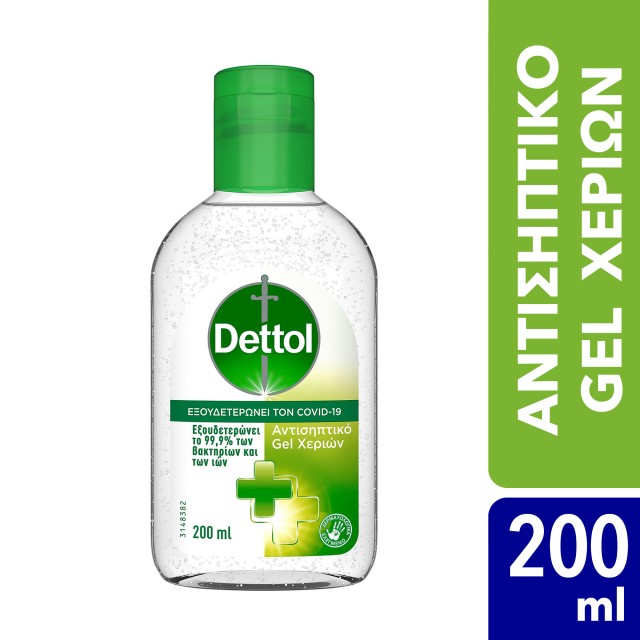 Dettol Αντισηπτικό Υγρό Gel Για Τα Χέρια 200ml