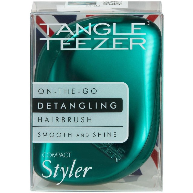 Tangle Teezer Compact Styler Emerald Green Βούρτσα Μαλλιών 1τμχ