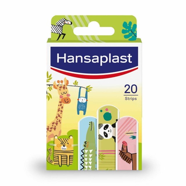 Hansaplast Animals Αυτοκόλλητα Παιδικά Επιθέματα Με Ζωάκια 20τμχ