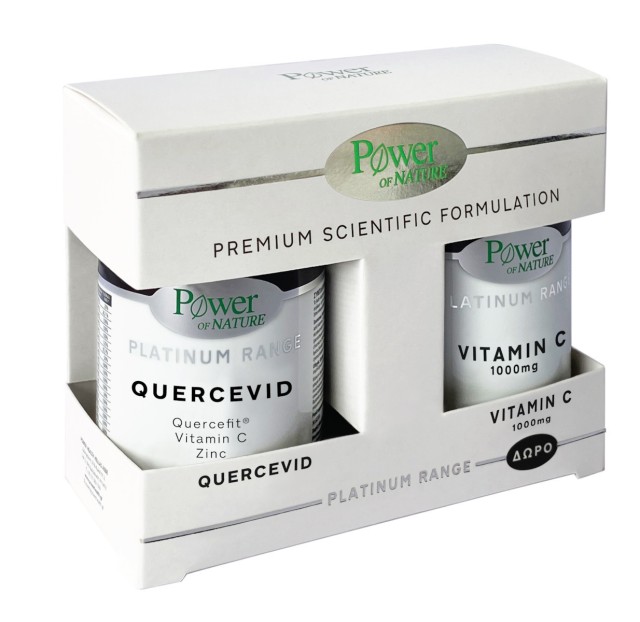 Power Health Platinum Range Quercevid 30caps + Vitamin C 1000mg 20tabs