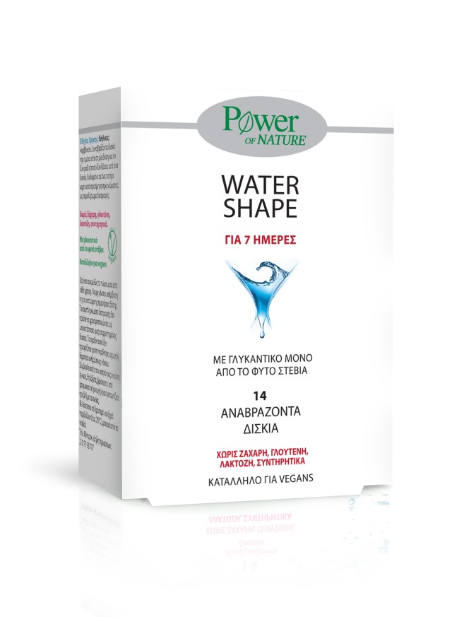 Power Health Water Shape 7 Days with Stevia 14 αναβράζοντα δισκία