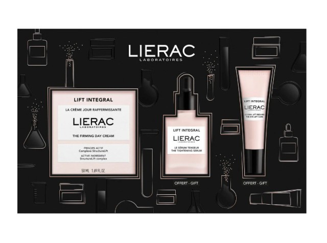 Lierac XMAS PROMO PACK Lift Integral Συσφιγκτική Κρέμα Ημέρας 50ml, Αντιγηραντικό Serum 15ml & Ανορθ