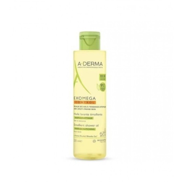 Aderma Exomega Control Μαλακτικό Λάδι Αφρόλουτρου κατά των Ξυσιμάτων 200ml