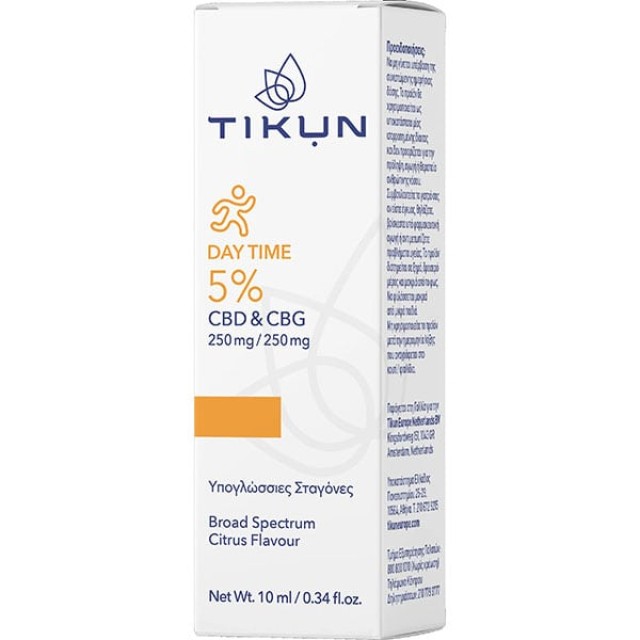 TIKUN DAY TIME 5% CBD&CBG 250/250MG 10ML