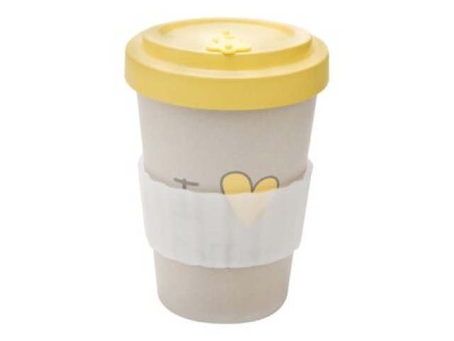 Well Κούπα Bamboo Με Καπάκι I Love Coffee 400ml
