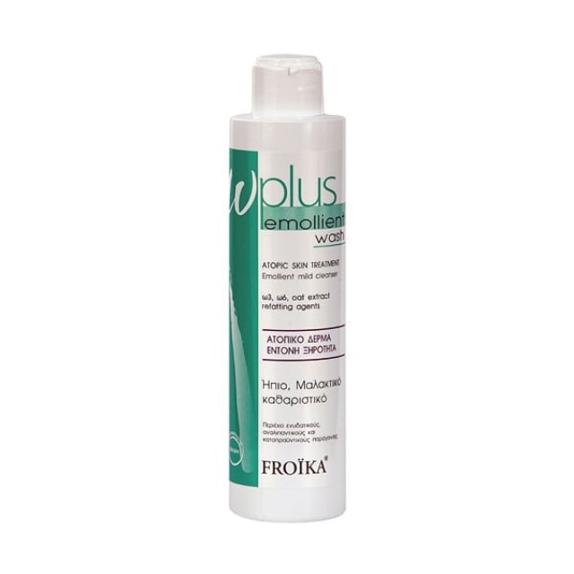 Froika Ω-Plus Emollient Wash Ήπιο, Μαλακτικό Καθαριστικό για Πρόσωπο & Σώμα, 200ml