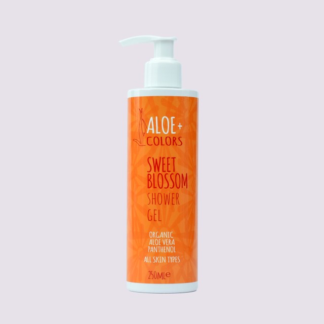 Aloe+ Colors Sweet Blossom Shower Gel Απαλό Αφρόλουτρο Με Άρωμα Βανίλια-Πορτοκάλι 250ml