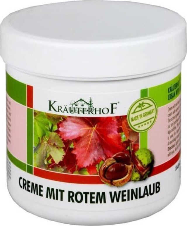 Krauterhof Κρέμα Ποδιών Αγριοκάστανο & Κόκκινα Αμπελόφυλλα Για Κουρασμένα Πρησμένα Πόδια 250ml