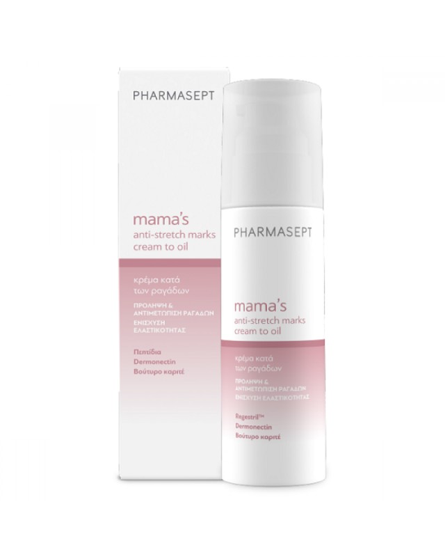 Pharmasept Mamas Anti-stretch Marks Cream to Oil Κρέμα Για Ραγάδες 150ml