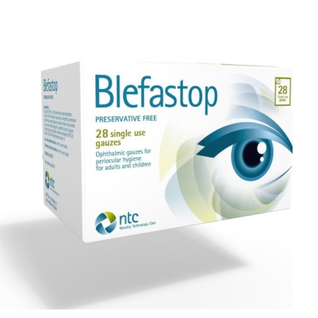 Ntc Pharma Blefastop Μαντηλάκια βλεφάρων 28 τεμάχια