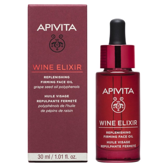 Apivita Wine Elixir Λάδι Προσώπου Γιά Αναδόμηση & Σύσφιξη 30ml