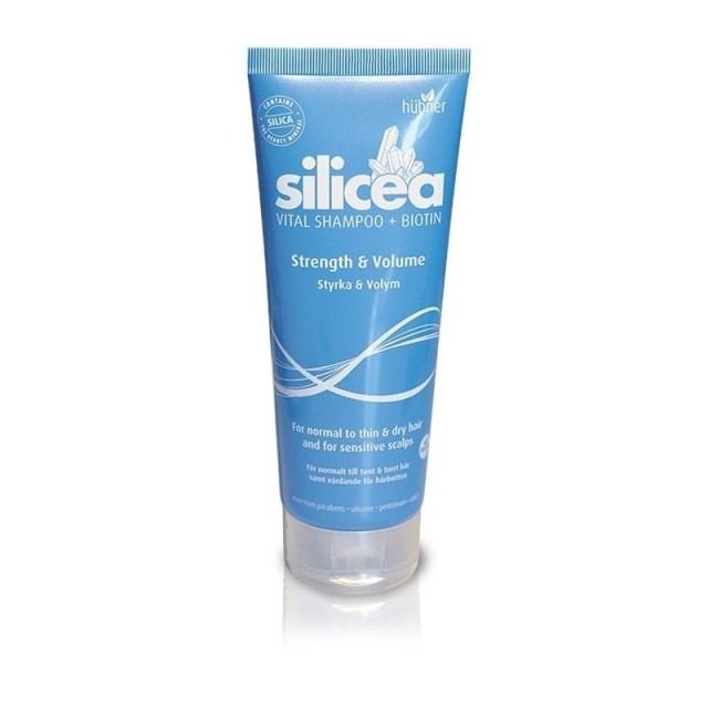 Hubner Silicea Vital Shampoo Σαμπουάν με Bιοτίνη για Ζωντανά και Υγιή Μαλλιά, 200ml