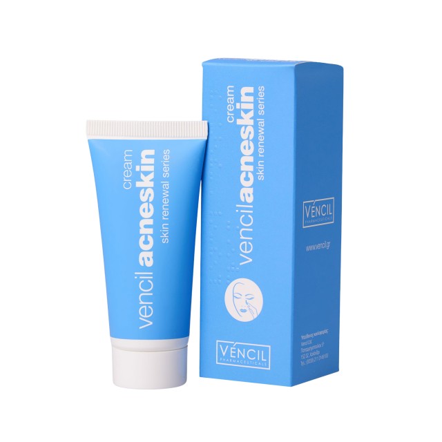 Vencil Acneskin Cream 30ml (Ενυδατική Κρέμα για Λιπαρό/με Τάσης Ακμής Δέρμα)