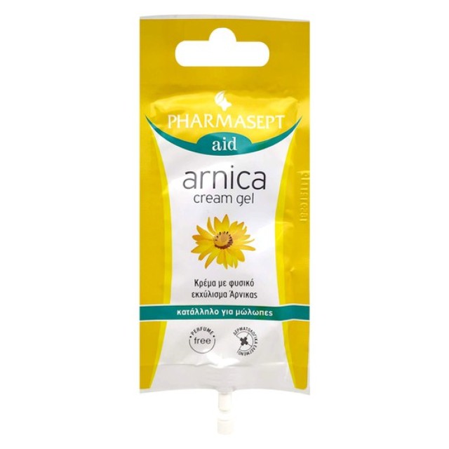 Pharmasept Aid Arnica Cream Gel Κρέμα Με Φυσικό Εκχύλισμα Άρνικας Για Μώλωπες 15ml