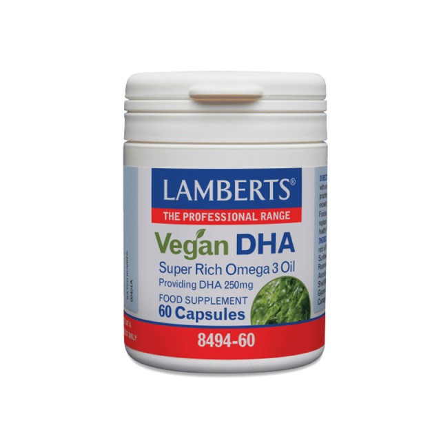 Lamberts Vegan DHA 250mg, 60Caps