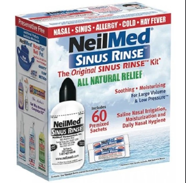 GETREMED NEILMED SINUS RINSE KIT 1μπουκαλάκι + 60φακελίσκοι