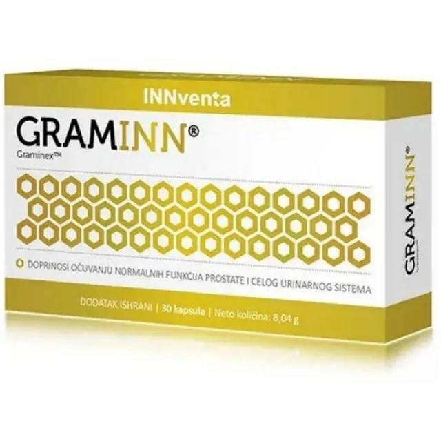 Innventa Graminn Συμπλήρωμα Διατροφής Για Την Υγεία Του Προστάτη 30 Κάψουλες