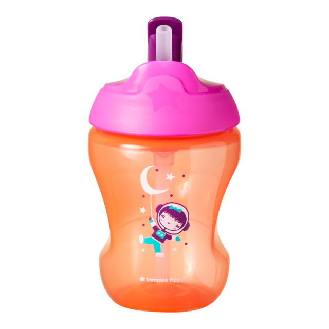 Tommee Tippee Train Straw Cup  Πορτοκαλί 7m+ 230ml