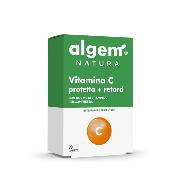 Algem Natura Vitamin C 1000mg Protect & Retard Βιταμίνη C Για Ενίσχυση Του Ανοσοποιητικού 30tabs