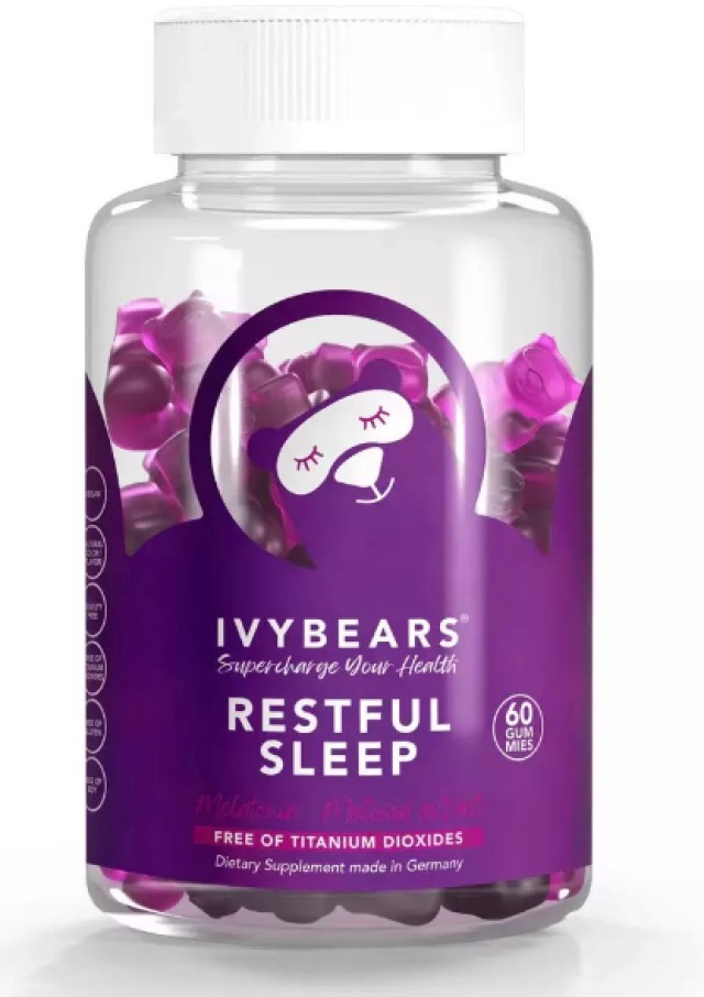 IvyBears Restful Sleep Συμπλήρωμα Διατροφής Για Ήρεμο Ύπνο 60 ζελεδάκια