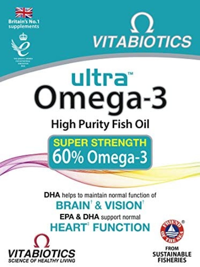 Vitabiotics Ultra Omega 3 Super Strength 60caps