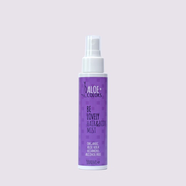 Aloe+ Colors Be Lovely Hair & Body Mist Ενυδατικό Σπρέι Σώματος & Μαλλιών Με Άρωμα Καραμέλα & Πικραμύγδαλο 100ml