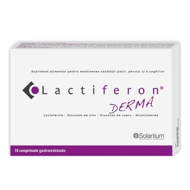 Meditrina Lactiferon Derma Συμπλήρωμα Διατροφής για την Αντιμετώπιση της Ακμής, 30caps